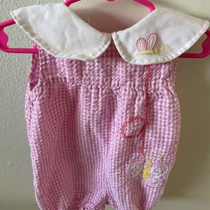 Little Lindsey vintage baby romper